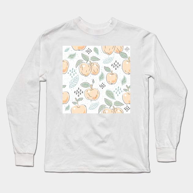 Apples Long Sleeve T-Shirt by Kristina Stellar Scandinavian Land